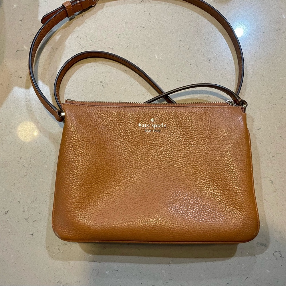 Kate Spade Brown Leather Crossbody Bag